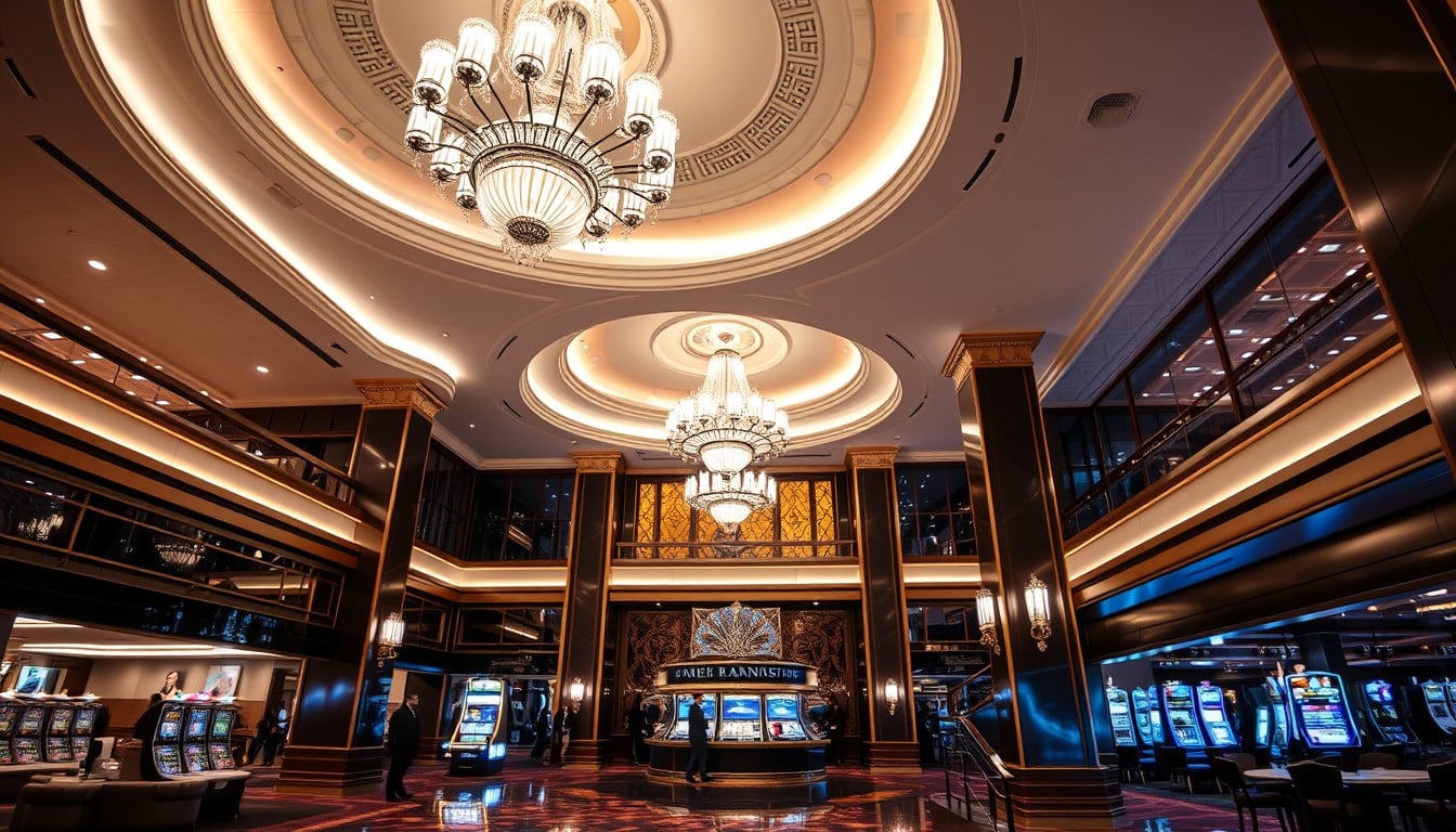 Las Vegas casino lobby interior